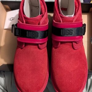 UGG Men's Red Suede Shoes